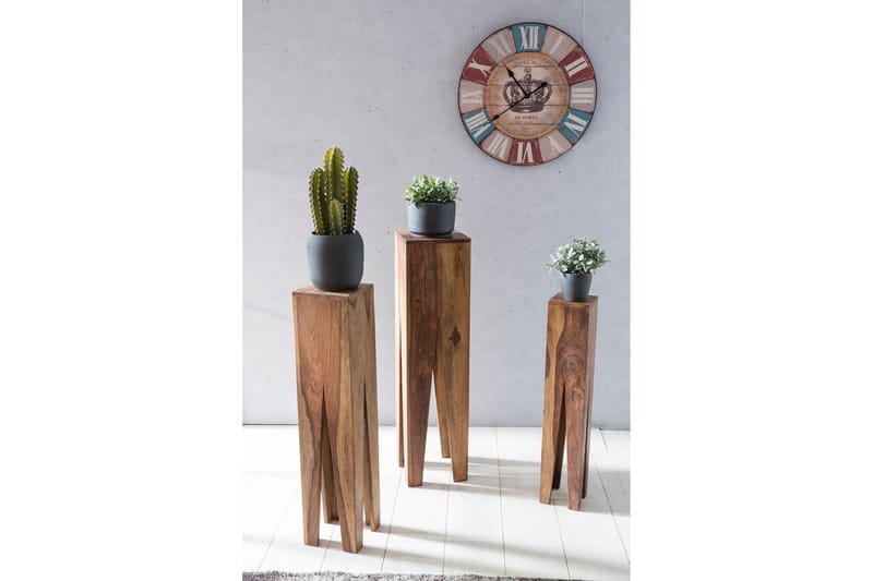 Minasian Settbord 3-pk - Brun - Møbler - Bord - Sofabord