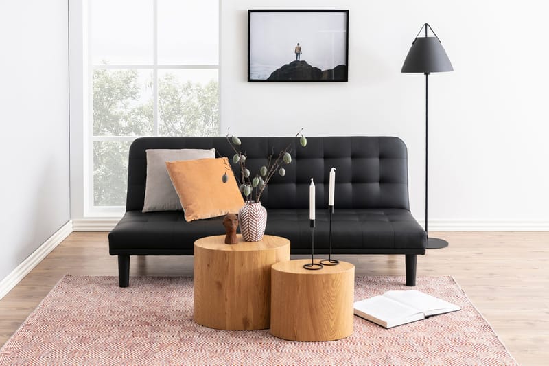Mirol Satsbord 48 cm Ovalt Sofabord i Eik - Brun - Møbler - Bord - Sofabord
