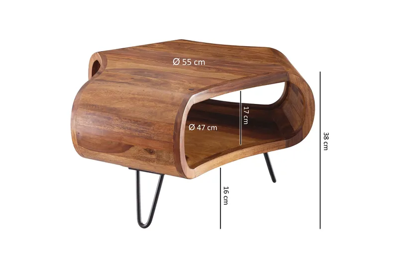 Mirzakhanian Sofabord 55 cm - Brun - Møbler - Bord - Sofabord