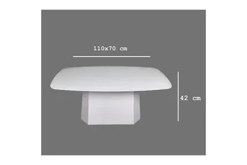 Sofabord Miu Hvit - Hvit - Møbler - Bord - Sofabord