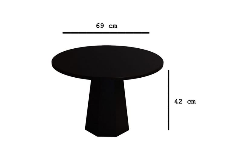 Sofabord Miu Svart - Svart - Møbler - Bord - Sofabord