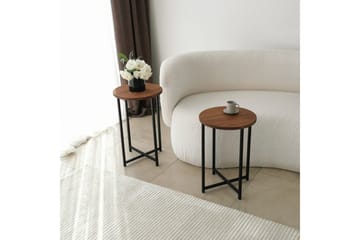Mogue Sofabord 35x35x35 cm Rundt - Eik - Møbler - Bord - Sofabord