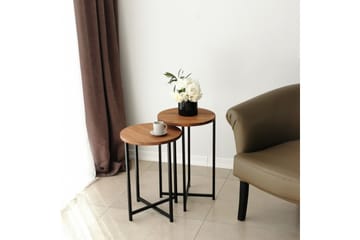 Mogue Sofabord 35x35x35 cm Rundt - Eik - Møbler - Bord - Sofabord