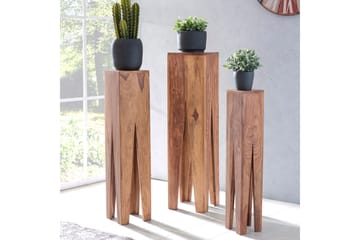 Monseratt Settbord 3-pk - Brun - Møbler - Bord - Sofabord