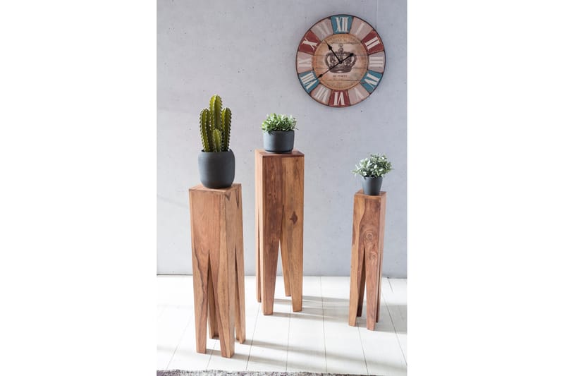 Monseratt Settbord 3-pk - Brun - Møbler - Bord - Sofabord