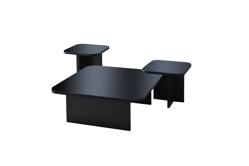 Moosonee Sofabord 80 cm - Svart - Møbler - Bord - Sofabord