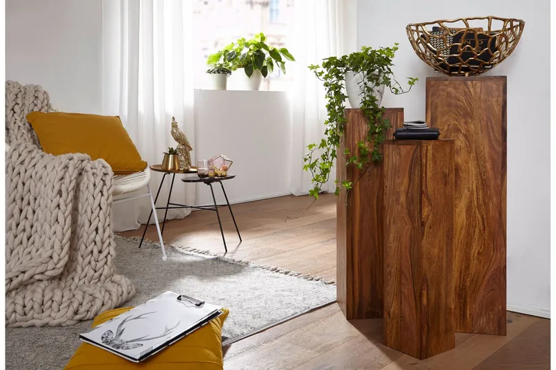 Morgillo Settbord 3-pk - Brun - Møbler - Bord - Sofabord