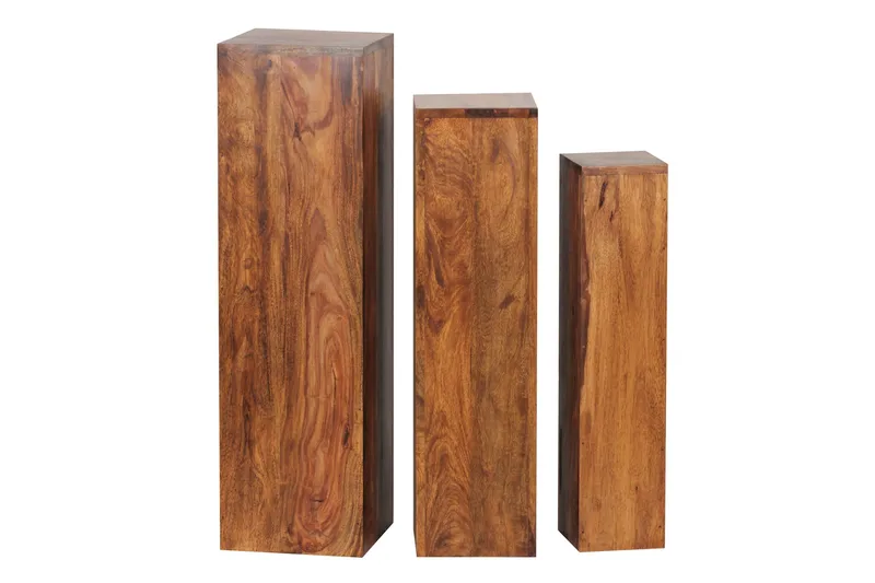 Morgillo Settbord 3-pk - Brun - Møbler - Bord - Sofabord