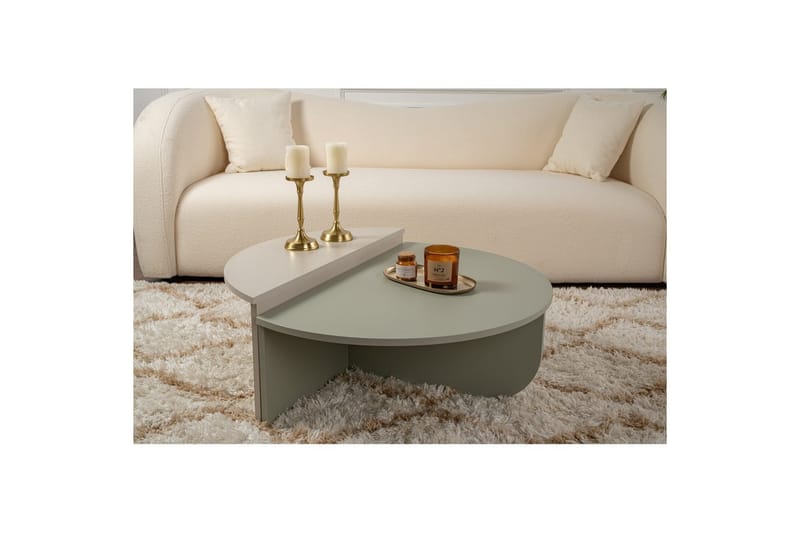 Sofabord Mukund Askegrønn Sandstein - Askegrønn Sandstein - Møbler - Bord - Sofabord