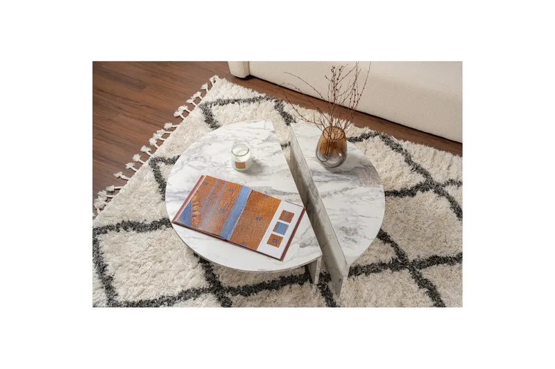 Sofabord Mukund Freesia-marmor - Freesia-marmor - Møbler - Bord - Sofabord