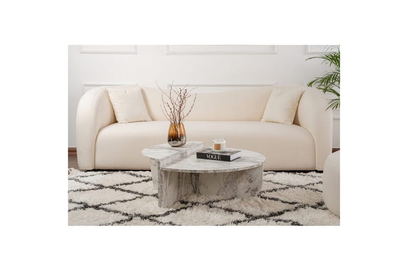 Sofabord Mukund Freesia-marmor - Freesia-marmor - Møbler - Bord - Sofabord