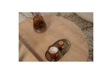 Sofabord Mukund Honey Oak Black - Honey Oak Black - Møbler - Bord - Sofabord