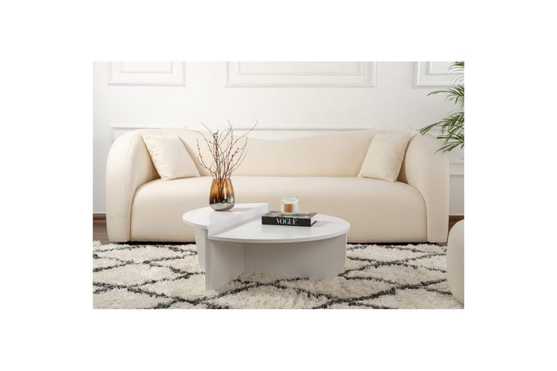 Sofabord Mukund Hvit - Hvit - Møbler - Bord - Sofabord