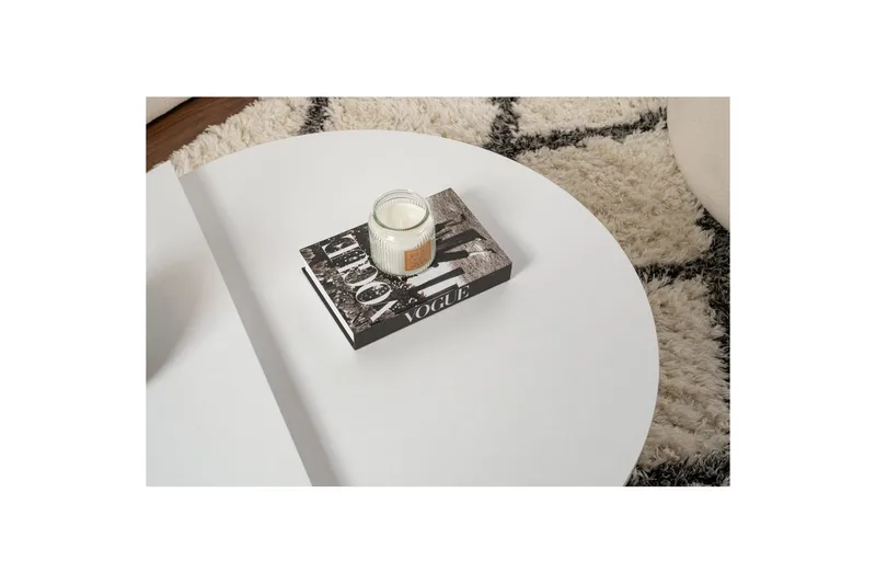 Sofabord Mukund Hvit - Hvit - Møbler - Bord - Sofabord