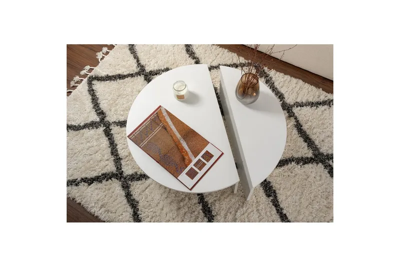 Sofabord Mukund Hvit - Hvit - Møbler - Bord - Sofabord