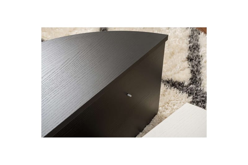 Sofabord Mukund Tre Hvit Tre Svart - Tre Hvit Tre Svart - Møbler - Bord - Sofabord