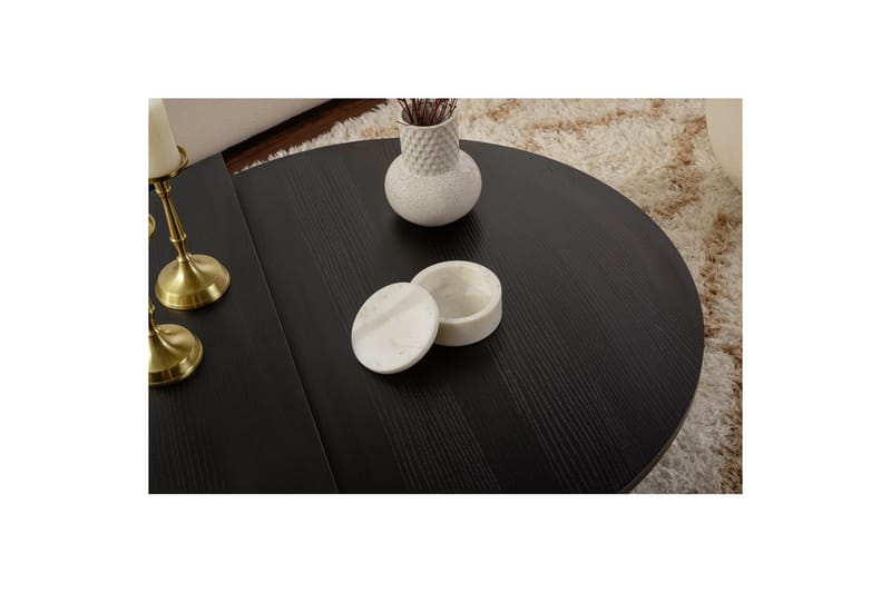 Sofabord Mukund Tre Svart - Tre Svart - Møbler - Bord - Sofabord