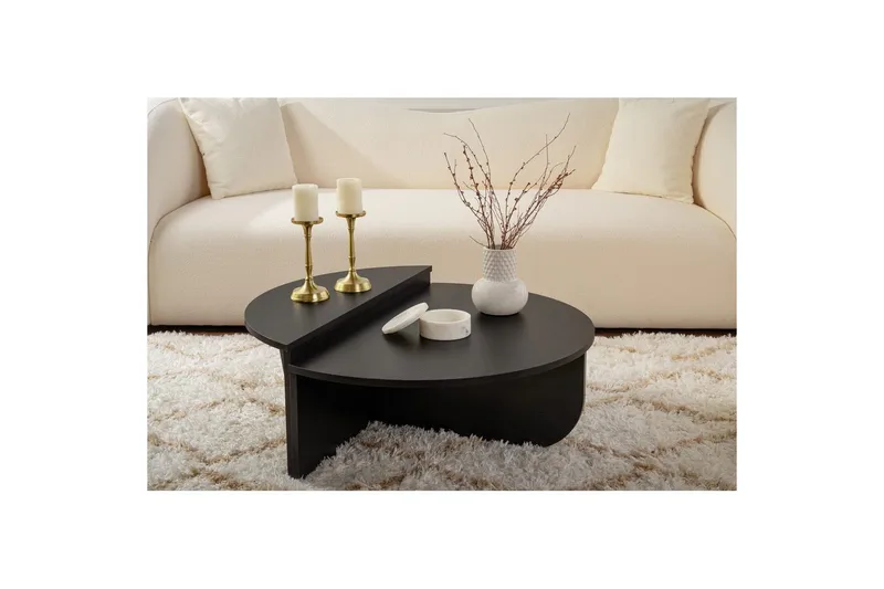 Sofabord Mukund Tre Svart - Tre Svart - Møbler - Bord - Sofabord