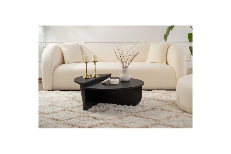 Sofabord Mukund Tre Svart - Tre Svart - Møbler - Bord - Sofabord