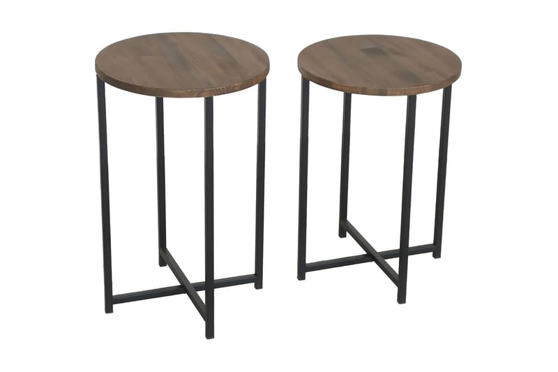 Mumondo Sofabord 35x35x35 cm Rundt - Brun - Møbler - Bord - Sofabord