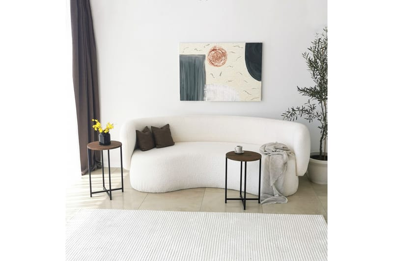 Mumondo Sofabord 35x35x35 cm Rundt - Brun - Møbler - Bord - Sofabord