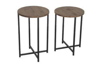 Mumondo Sofabord 35x35x35 cm Rundt - Brun - Møbler - Bord - Sofabord