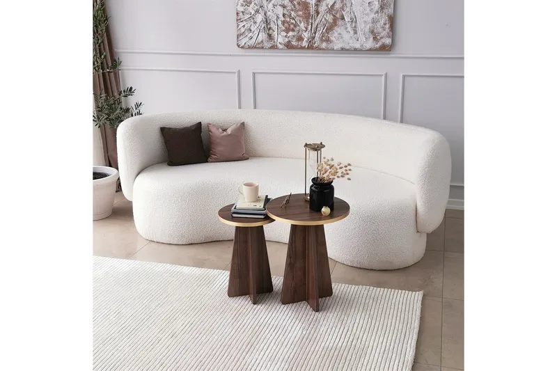 Munne Sofabord 40 cm, Valnøtt