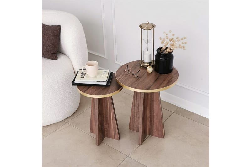 Munne Sofabord 40 cm - Valnøtt - Møbler - Bord - Sofabord