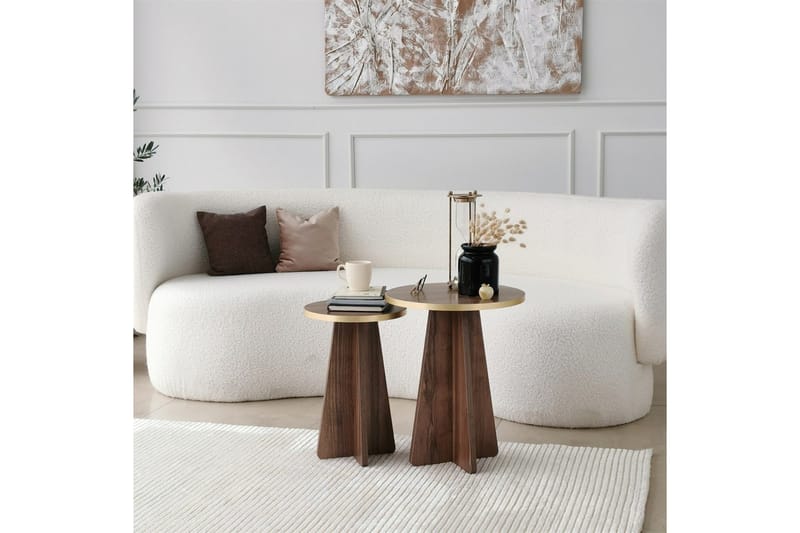 Munne Sofabord 40 cm - Valnøtt - Møbler - Bord - Sofabord