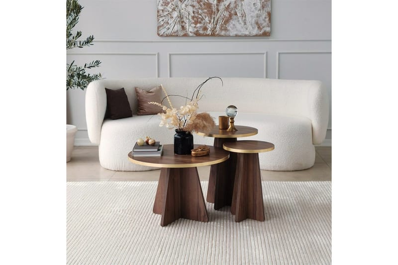 Munne Sofabord 40 cm - Valnøtt - Møbler - Bord - Sofabord