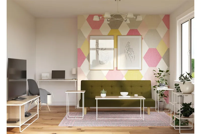 Nadzeya Sofabord Set - Natur - Møbler - Bord - Sofabord