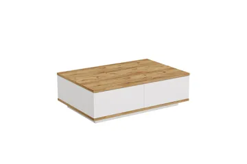 Najar Sofabord 90 cm - Brun/Hvit - Møbler - Bord - Sofabord