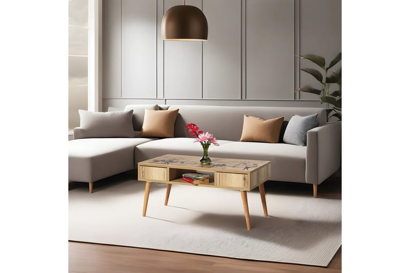 Naruki Sofabord 97 cm - Brun - Møbler - Bord - Sofabord