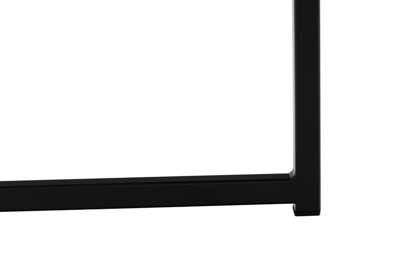 Nelly Sofabord 80 cm Rundt Marmormønster - Hvit/Svart - Møbler - Bord - Sofabord