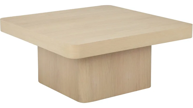 Sofabord NFG Skøyen 90x90 cm Vitpigmenterat, Hvitpigmentert