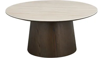 Sofabord NFG Ullern Ø90 Dia 90 cm - Brun - Møbler - Bord - Sofabord
