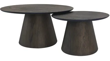 Sofabord NFG Portbello ø60 Brun Dia 60 cm - Brun - Møbler - Bord - Sofabord