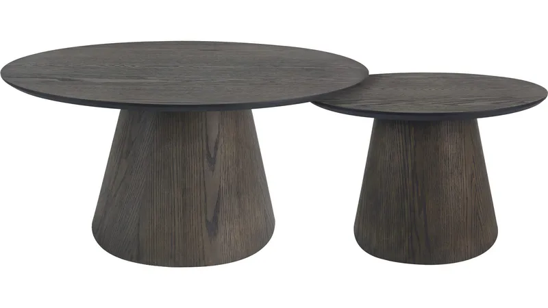 Sofabord NFG Portbello ø90 Brun Dia 90 cm - Brun - Møbler - Bord - Sofabord
