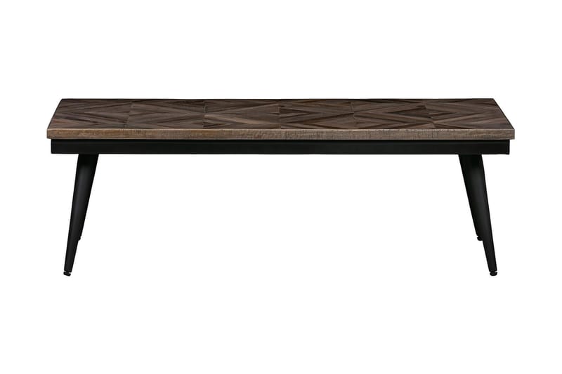 Nicasto Sofabord 120 cm - Teak/Svart Jern - Sofabord