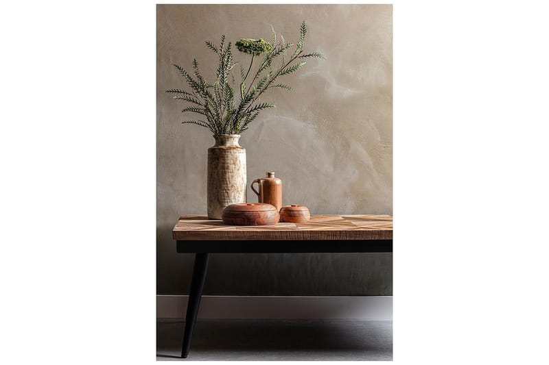 Nicasto Sofabord 120 cm - Teak/Svart Jern - Møbler - Bord - Sofabord