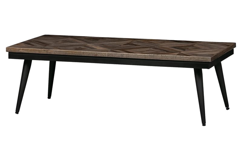 Nicasto Sofabord 120 cm - Teak/Svart Jern - Sofabord