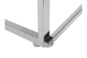 Nod Sofabord 100 cm Marmormønster - Hvit/Sølv - Møbler - Bord - Sofabord