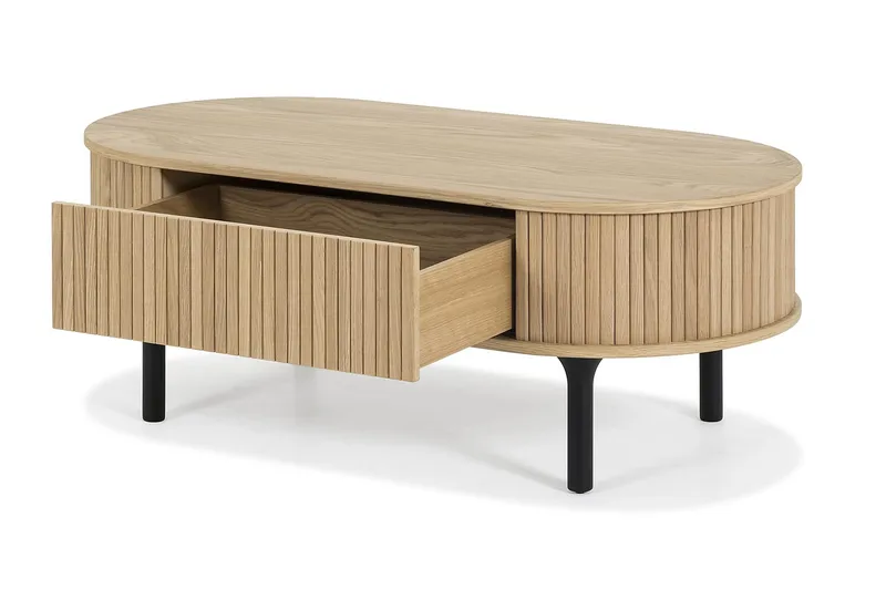 Noira Ovalt Soffbord 118 cm - Natur - Møbler - Bord - Sofabord