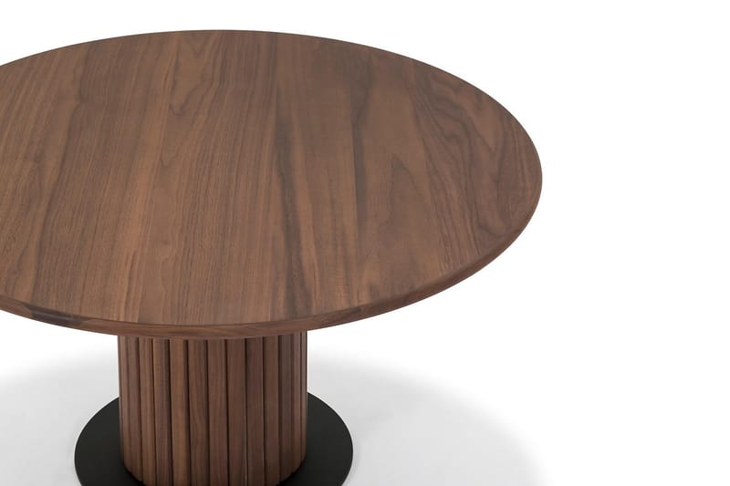 Noira Sofabord 72 cm Rundt - Valnøtt - Møbler - Bord - Sofabord