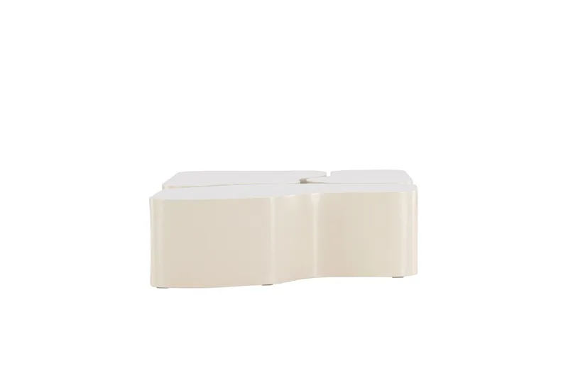 Nordland 92x74 cm Rektangulært Sofabord i Tre - Beige - Møbler - Bord - Sofabord