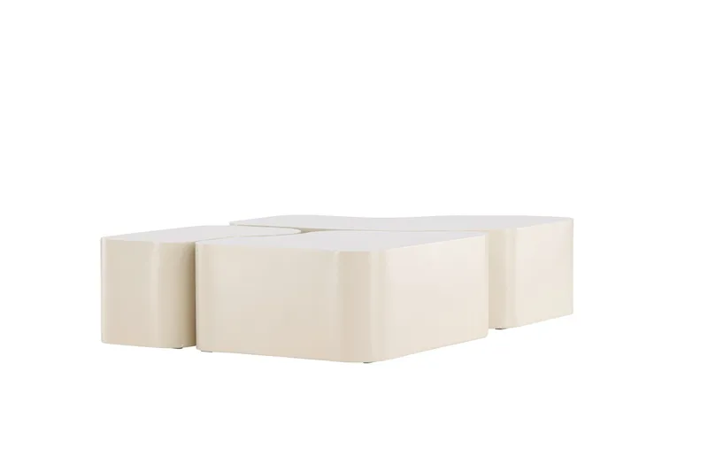 Nordland 92x74 cm Rektangulært Sofabord i Tre - Beige - Møbler - Bord - Sofabord