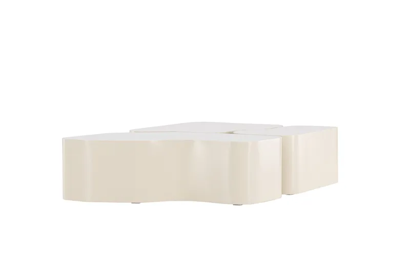 Nordland 92x74 cm Rektangulært Sofabord i Tre - Beige - Møbler - Bord - Sofabord