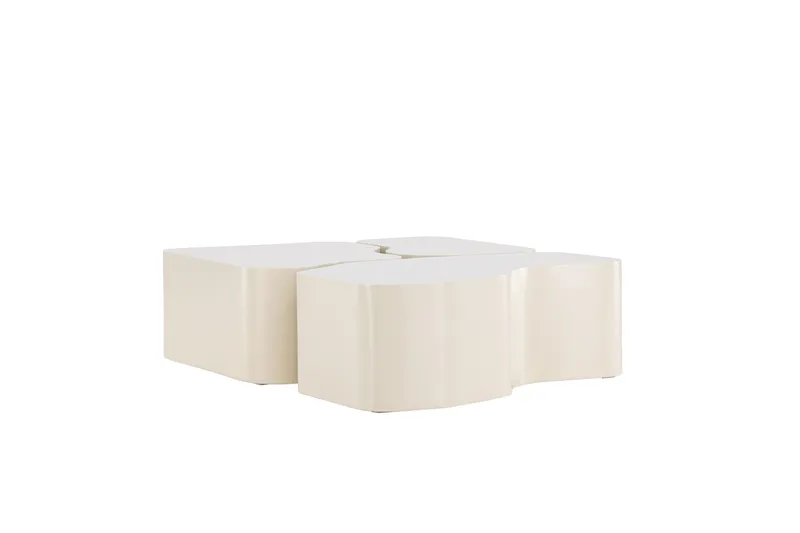 Nordland 92x74 cm Rektangulært Sofabord i Tre - Beige - Møbler - Bord - Sofabord