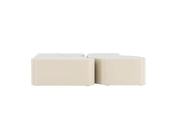 Nordland 92x74 cm Rektangulært Sofabord i Tre - Beige - Møbler - Bord - Sofabord