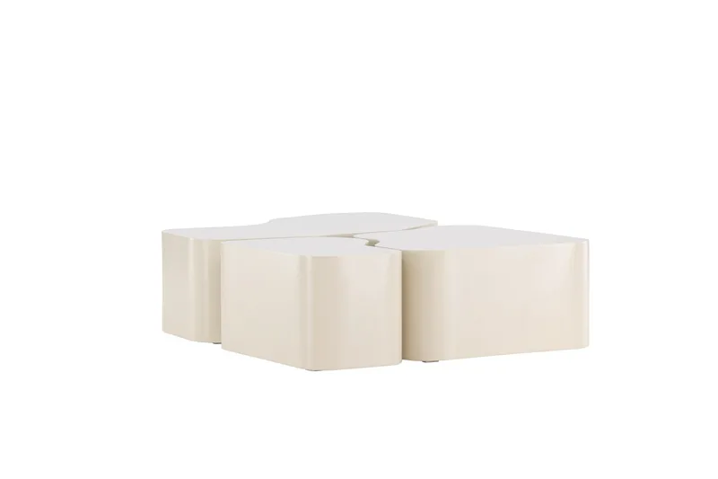 Nordland 92x74 cm Rektangulært Sofabord i Tre - Beige - Møbler - Bord - Sofabord